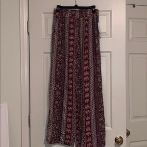 Paperbag Waist Wide Leg Pants